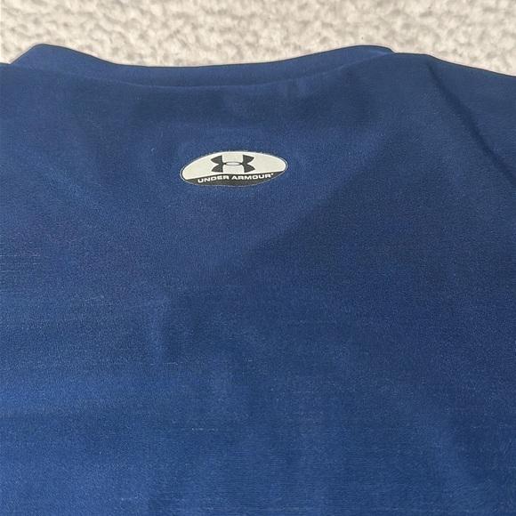 Under Armour Blue Compression Shirt V-Neck, EUC, Size Small - Picture 7 of 8